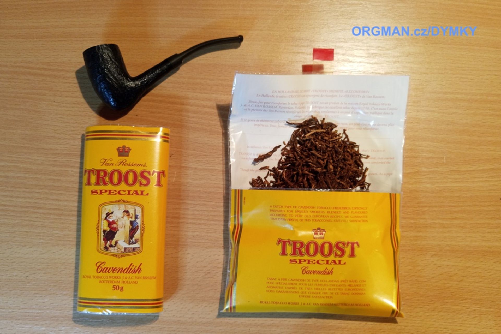 Retro ✅ tabák TROOST z roku 1973