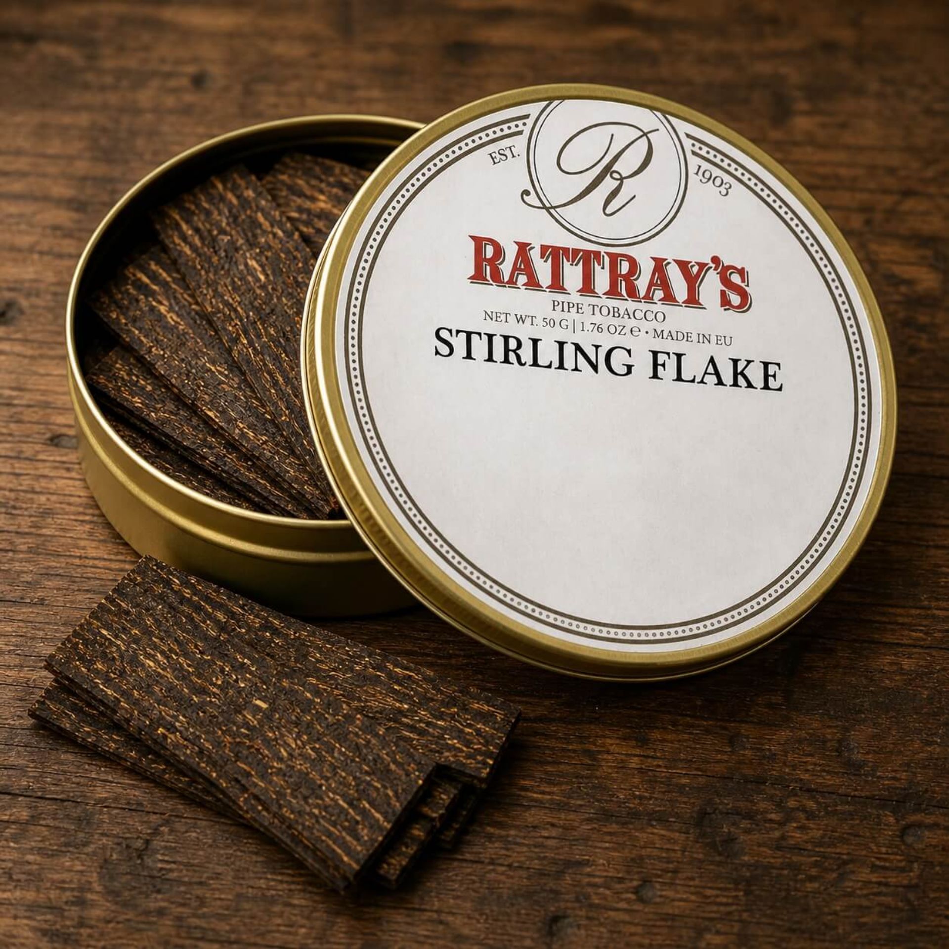 Rattray's Stirling Flake: silný tabák pro zkušené kuřáky