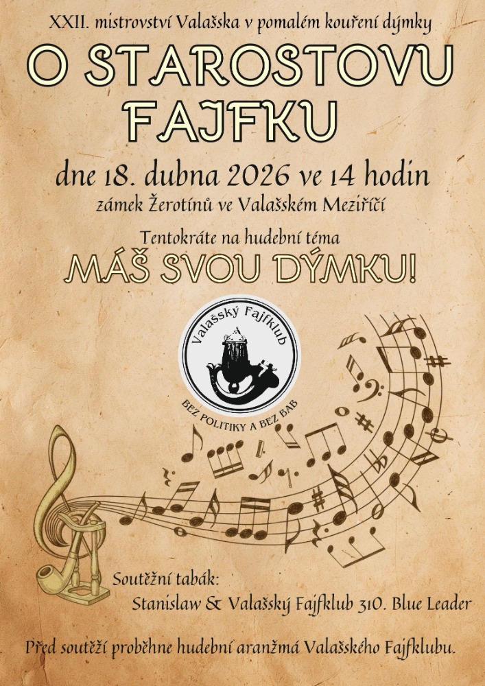 O starostovu fajfku - mistrovství Valašska v pomalém kouření dýmky