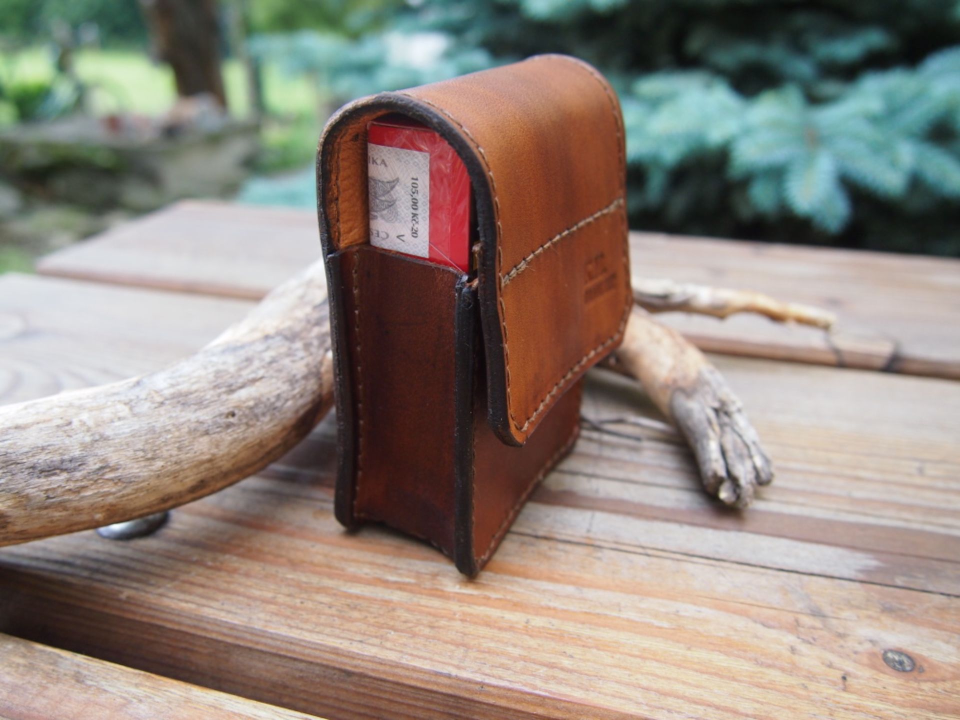 Lederetui KM Saddlery für Zigaretten